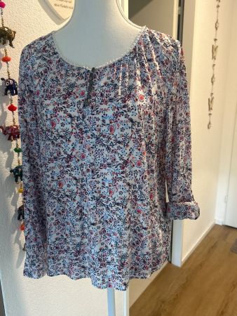 Langarm Shirt mit Muster von Multiblu Gr.42