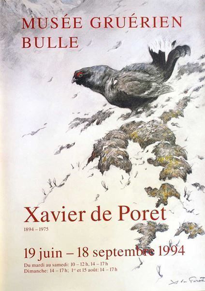 Foto & Immagini: Xavier de Poret (Huhn) – Nuovo (secondo la descrizione) da Bern venduto da Vintage-Art-Poster
