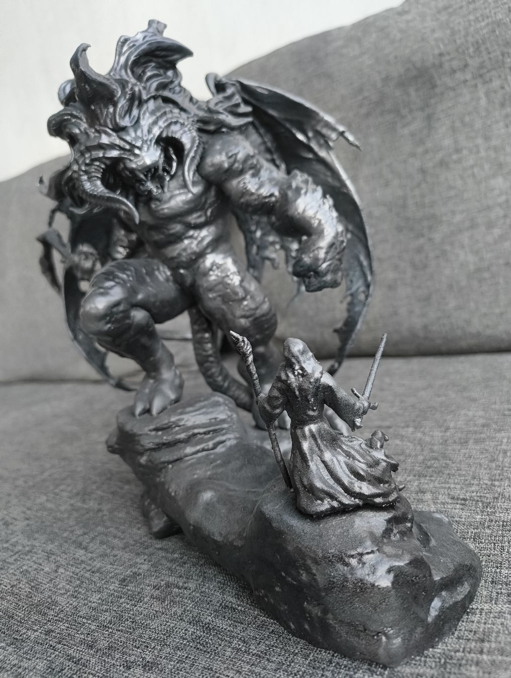 Statuette: Gandalf vs Balrog Figur, Herr der Ringe, riesig – Nuovo (secondo la descrizione) da Wangenried venduto da Laedi4 1