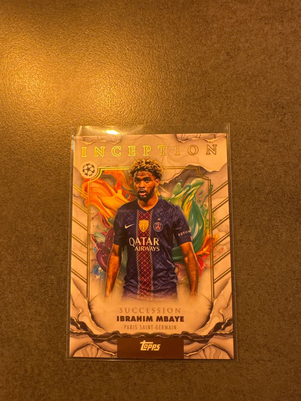 Topps Carte collezionabili: Topps Inception Ibrahim Mbaye – Nuovo (secondo la descrizione) da Winterthur venduto da Fischinho