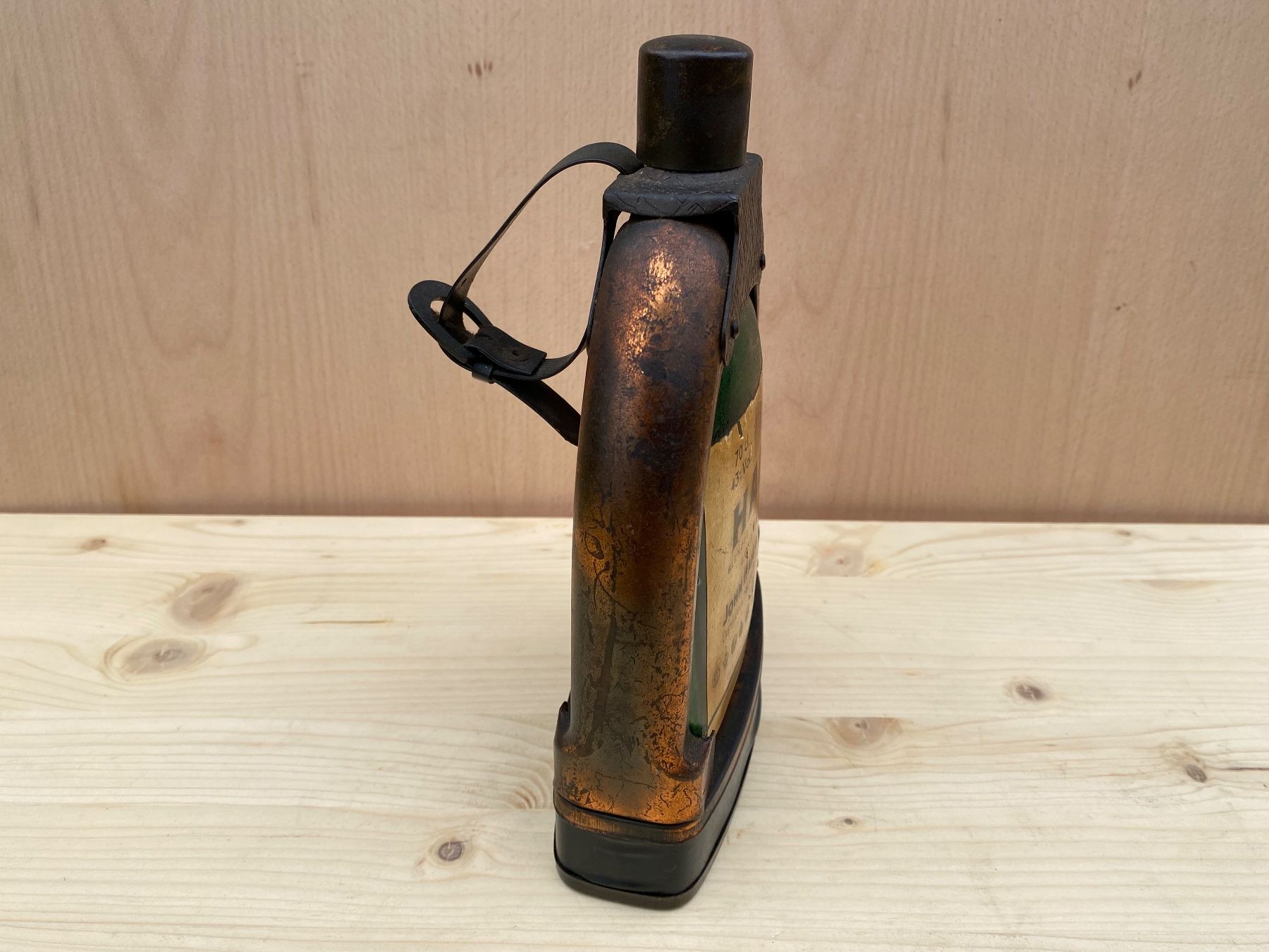 Altro: antiker John Haig & Co. Whisky Flachmann – Usato da Feldbach venduto da Olive1 6