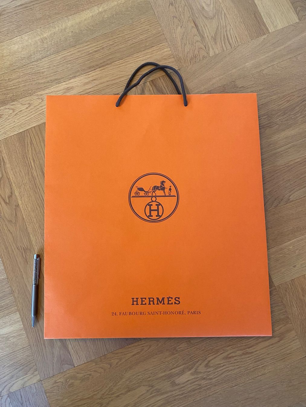 Hermès Borse: Grosse Hermès Papiertasche, Geschenktasche – Usato da Zürich venduto da blancali 1