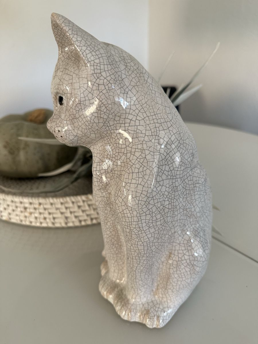 Statuette: Dekoration Katze  aus Ton – Usato da Boppelsen venduto da Raffeli 1