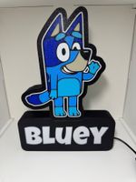 Lightbox lampe led Blanc et RGB BLUEY Personnalisable