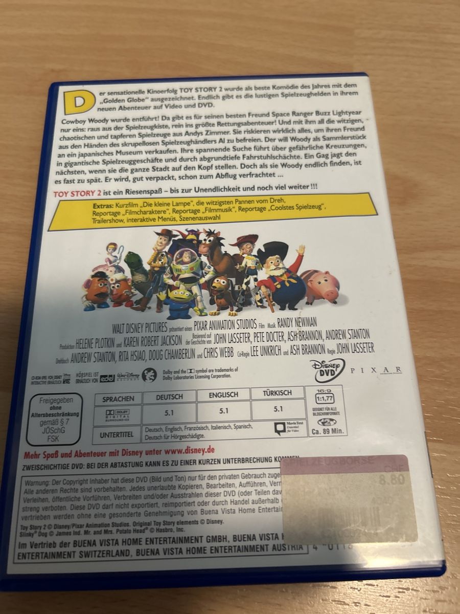 Tutti i DVDs: DVD-Toy Story 2 – Usato da Kreuzlingen venduto da jamie45 1
