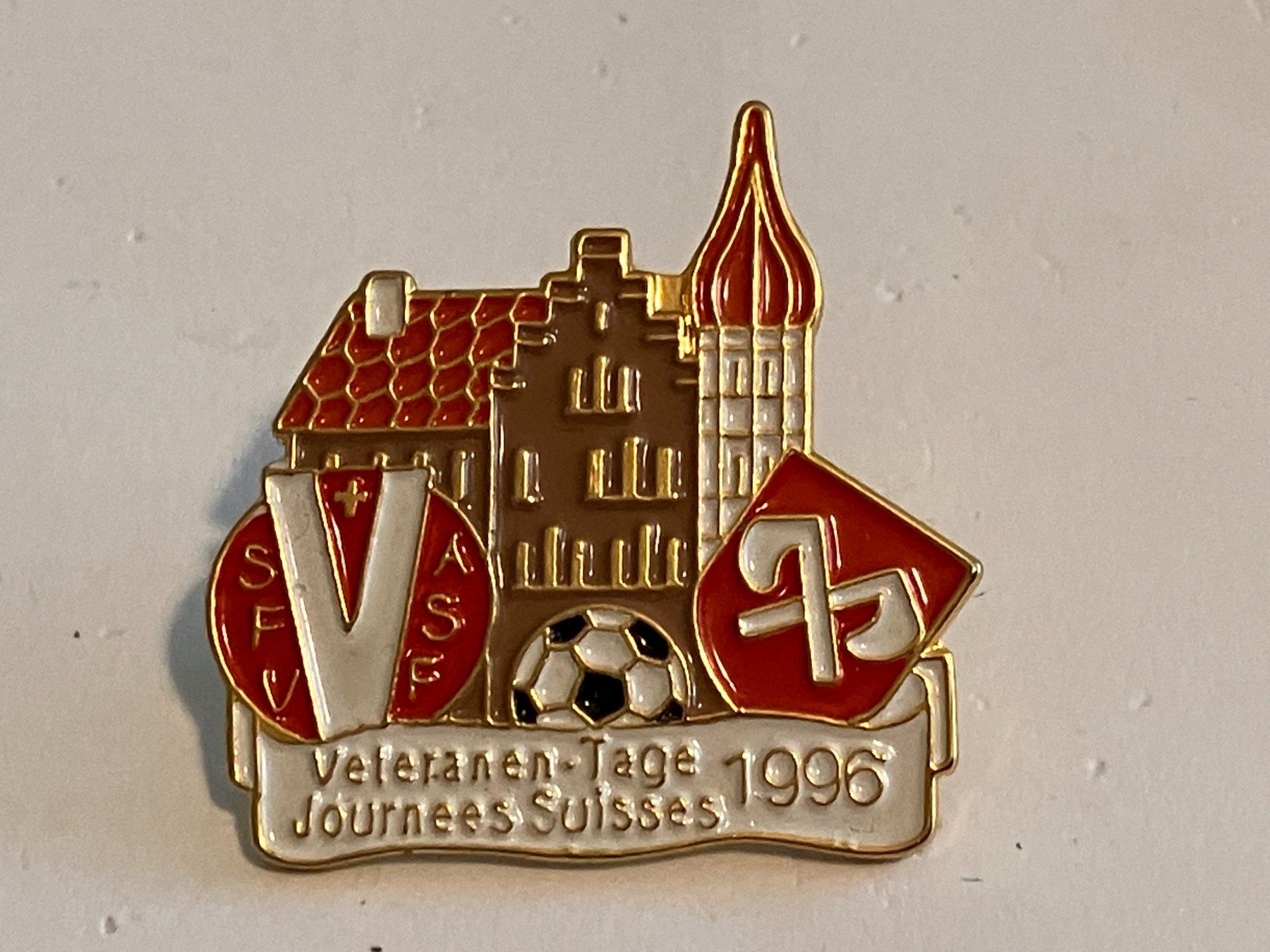 Placchette & Badge: 1 Pin SFV ASF Veteranentage 1996 – Usato da Basel venduto da djwwpp