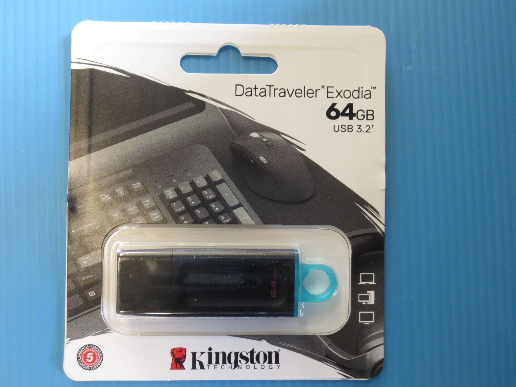 Kingston USB Sticks: Kingston 64 GB USB Stick USB 3.2 Exodia – Neuf avec emballage d'origine à Sulz LU par Elektrofachverkauf 1