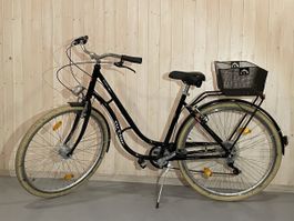 Citybike Ortler Detroit schwarz Damenrad Korb