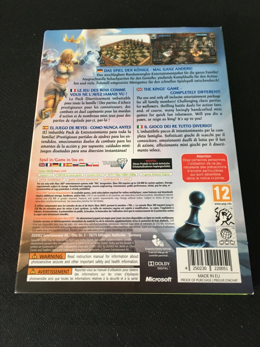 Microsoft Spiele: Battle vs Chess - Xbox 360 Game – Gebraucht aus St.Gallen von Punktchen01 1
