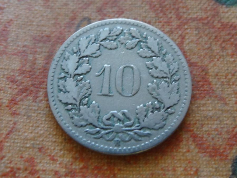 Tutti le monete: 10 Rp. 1898  (A) – Usato da Romanel-sur-Lausanne venduto da Swift13 1