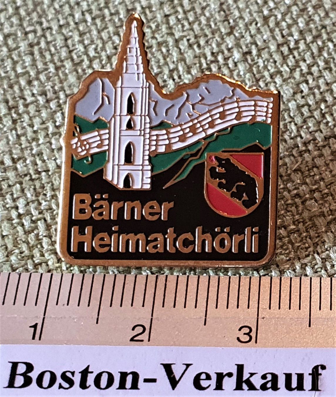 Pins: D430 - Pin Bern Bärner Heimatchörli CH – Gebraucht aus Reinach BL von Boston-Verkauf 1