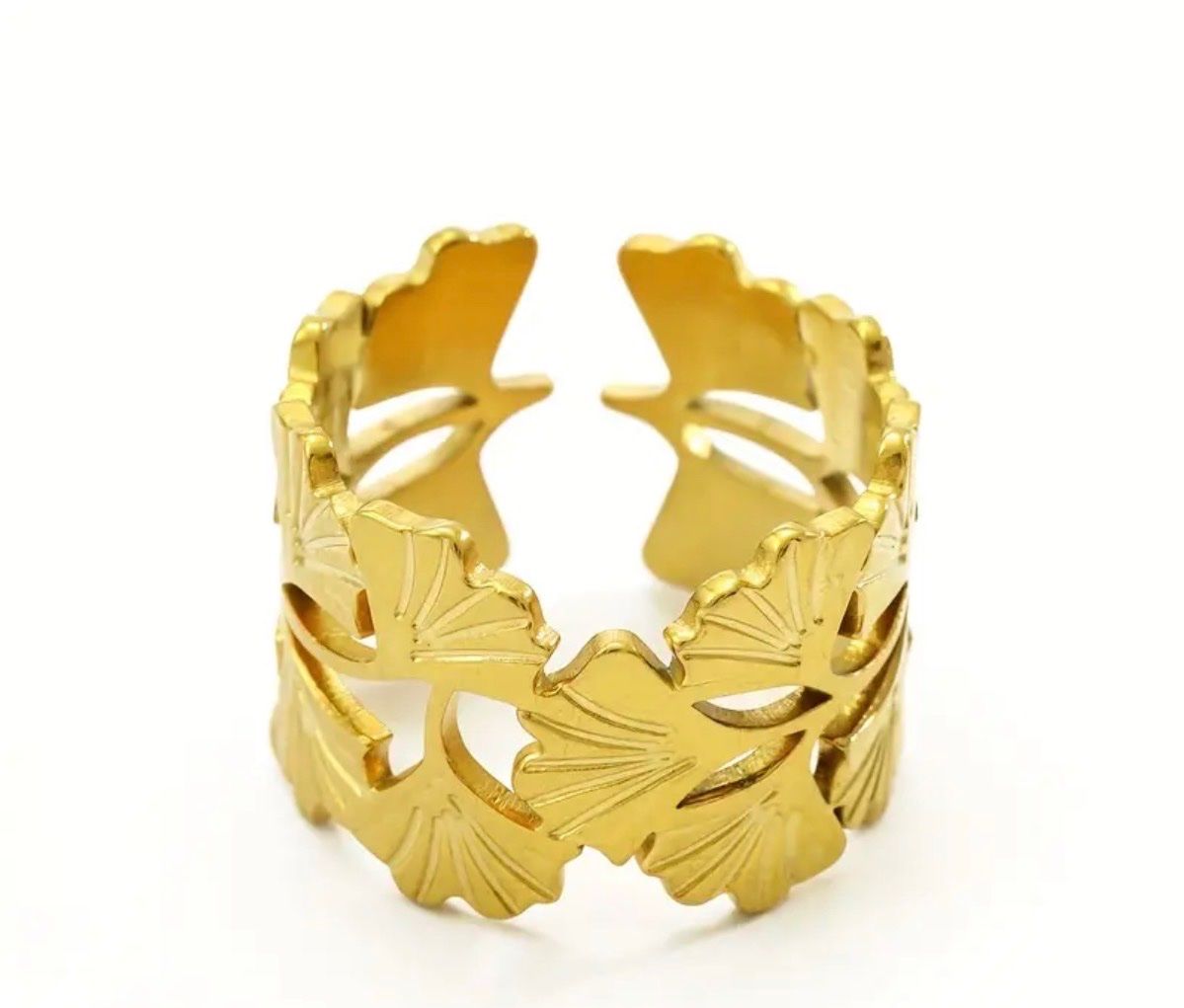 Ringe: Gingko Ring, verstellbar – Neu (gemäss Beschreibung) aus Gams von Mariawicca 2