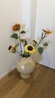 Grosse Deko-Vase inkl. künstlichen Sonnenblumen 🌻
