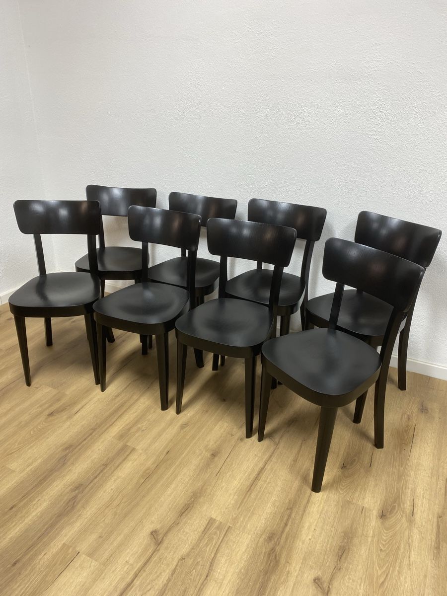 Sedie: 8er Set Beizenstühle schwarz – Usato da Basel venduto da MoebelSackmann