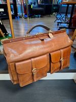 Sac de voyage en cuir, Étienne Aignier, Paris