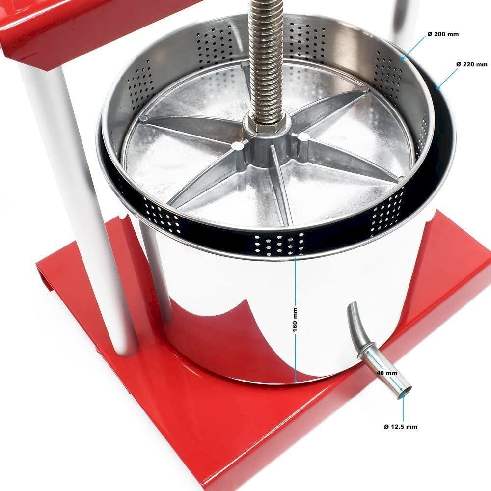 Elettrodomestici da cucina: WilTec Fruchtpresse Stahl 6l – Nuovo e nell'imballaggio originale da Bottighofen venduto da zaap 2