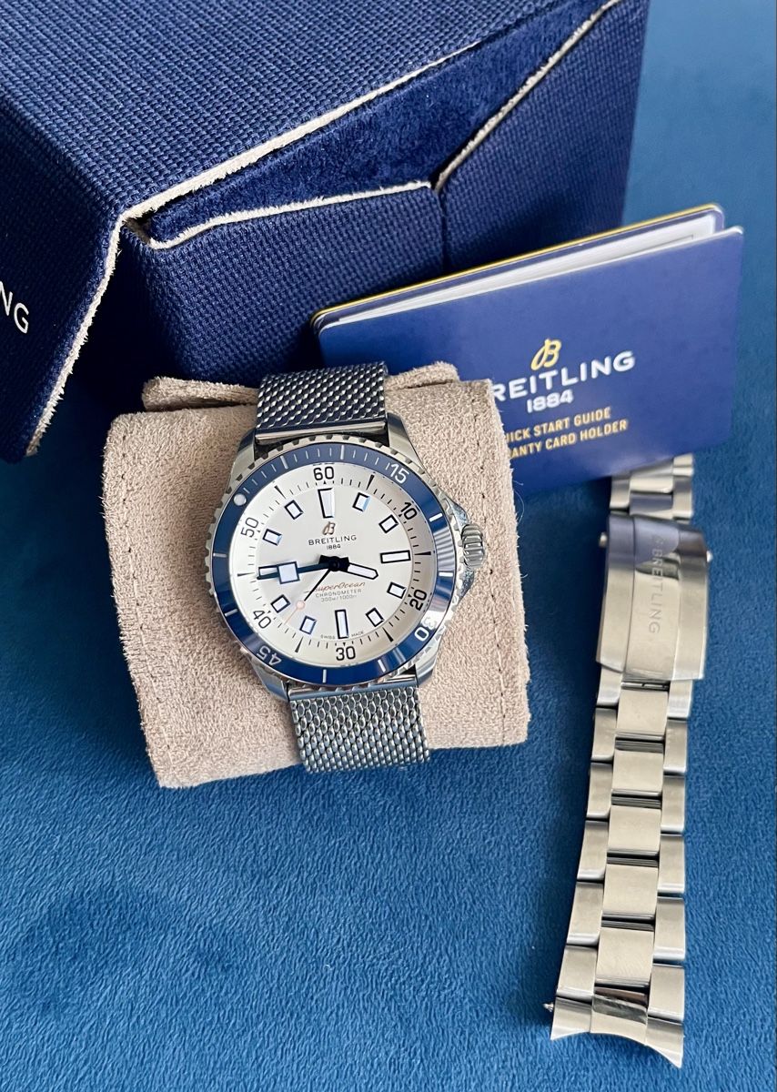 Breitling Orologi: Breitling Superocean 42mm mit zwei Bändern – Usato da Triesen venduto da atschi0_4 2