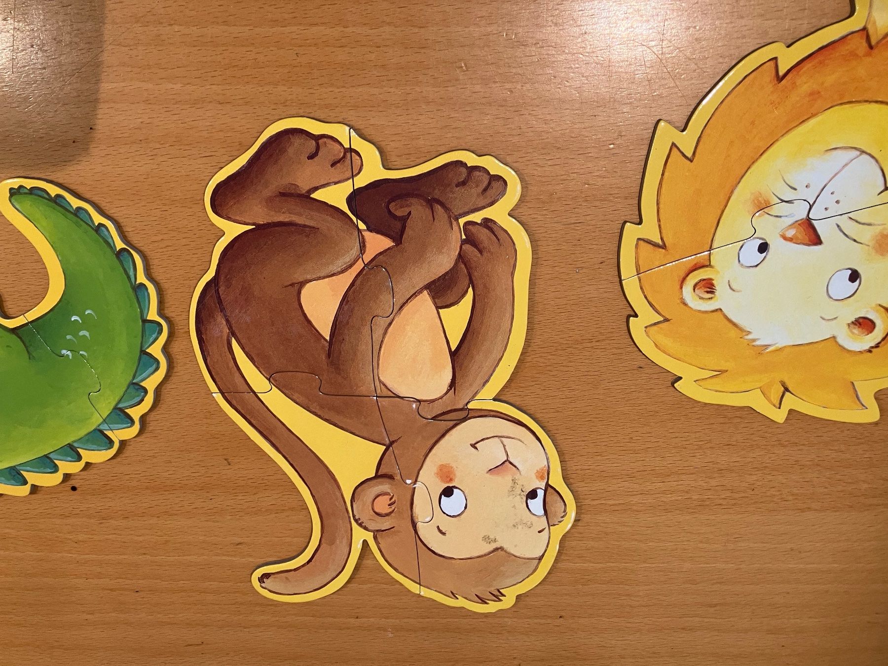 Djeco Puzzle: Puzzle Djeco Géant Animaux de la Jungle-Complet! – Usato da Wabern venduto da aschnegg 3