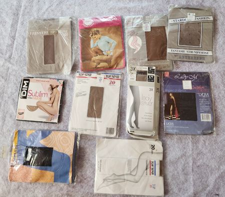 Lot de 10 paires  de  collants marques diverses