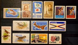 Kanada 1969/70 Flugpost Voegel Jubilaeen 11V MNH** POSTFRISC
