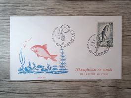 TR47 Enveloppe + Timbre Luxembourg 1963