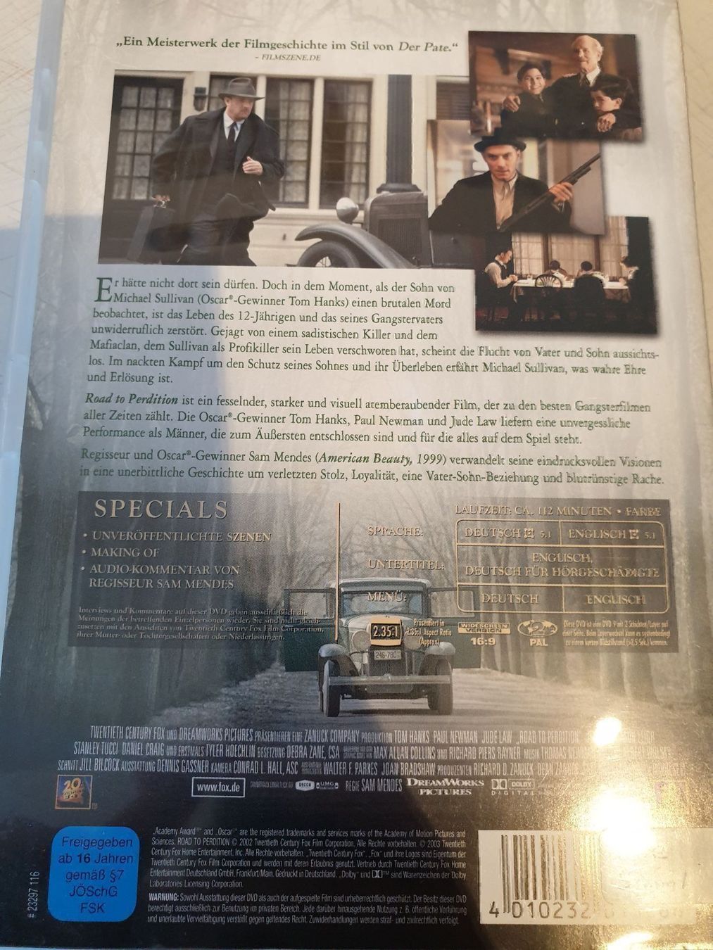 Tutti i DVDs: DVD Road to Perdition – Usato da Felben-Wellhausen venduto da Brummbaer90 1