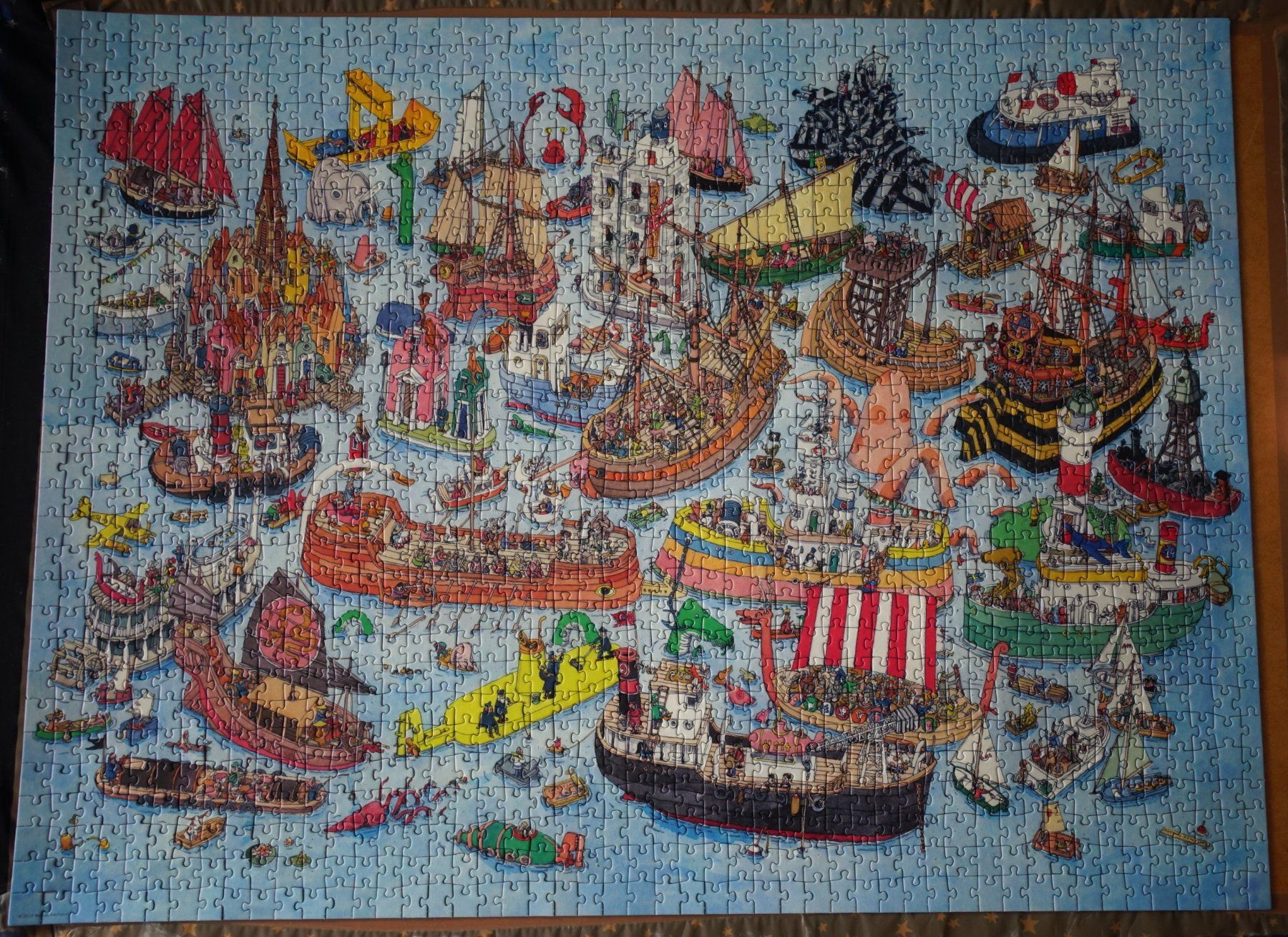 Heye Puzzles: Heye Puzzle 1500 Teile - Regatta – Gebraucht aus Arbon von drs64 2