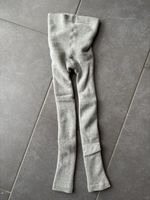Warme Leggings, Gr. 122/128, Grau