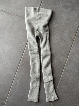 Warme Leggings, Gr. 122/128, Grau