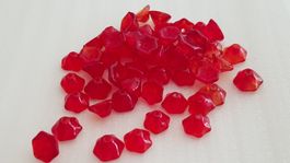 Tschechische Glass Beads Bell Flower 57St.