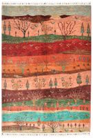 Handgeknüpfter afghanischer Khurjeen Orientteppich 216x150cm