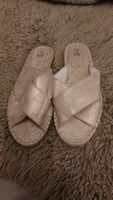 Sommer C&A Sandalen, Gr. 37, Gold, unge- getragen