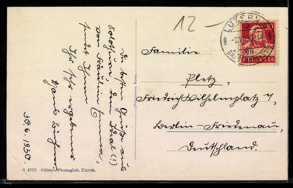 Cartoline postali: AK Solothurn, Blick in die Hauptgasse – Usato da Berlin venduto da bartko-reher 1