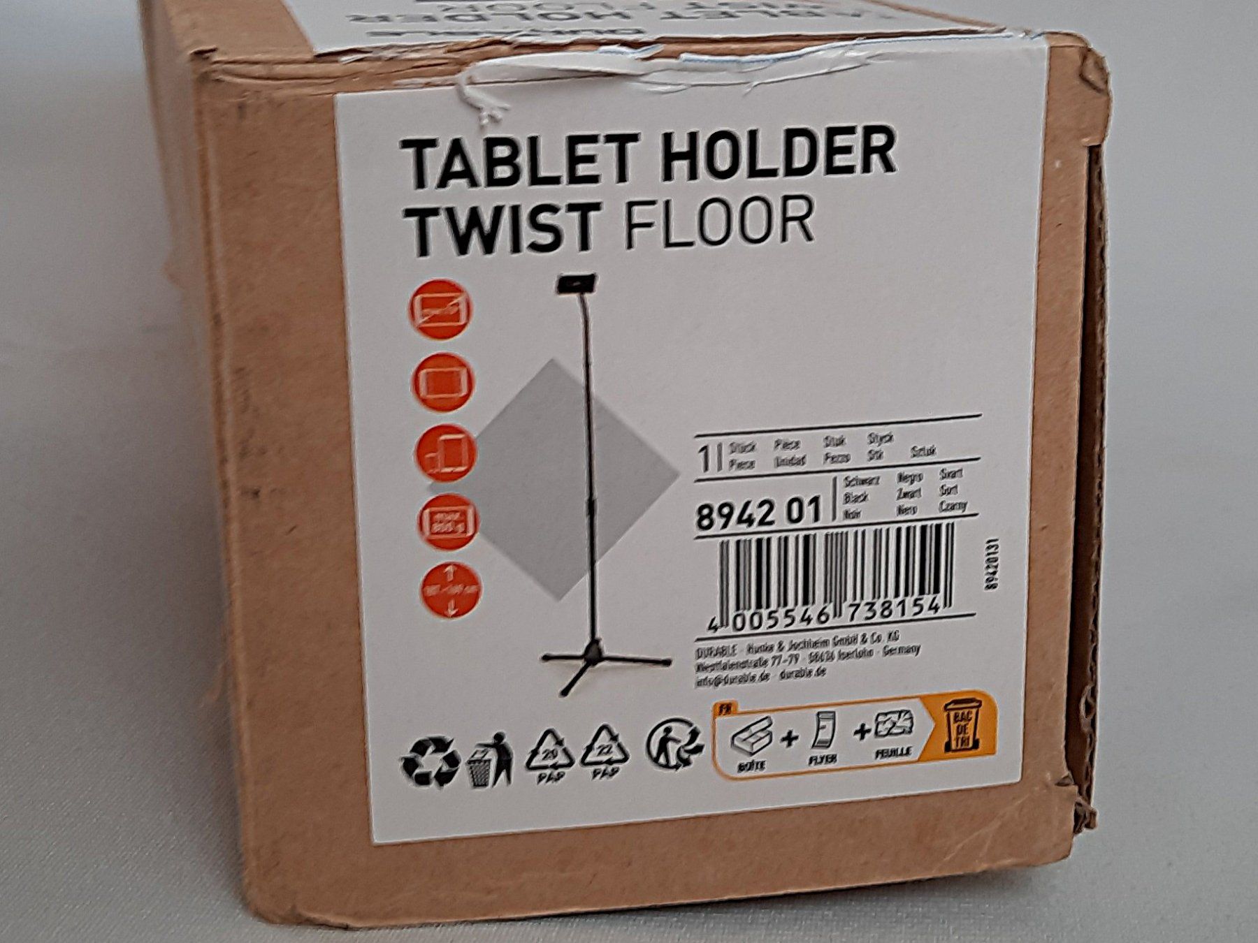 Altro per computer & reti: DURABLE Twist Floor Tablet Holder – Nuovo (secondo la descrizione) da Beinwil am See venduto da Restwert_Beinwil 1