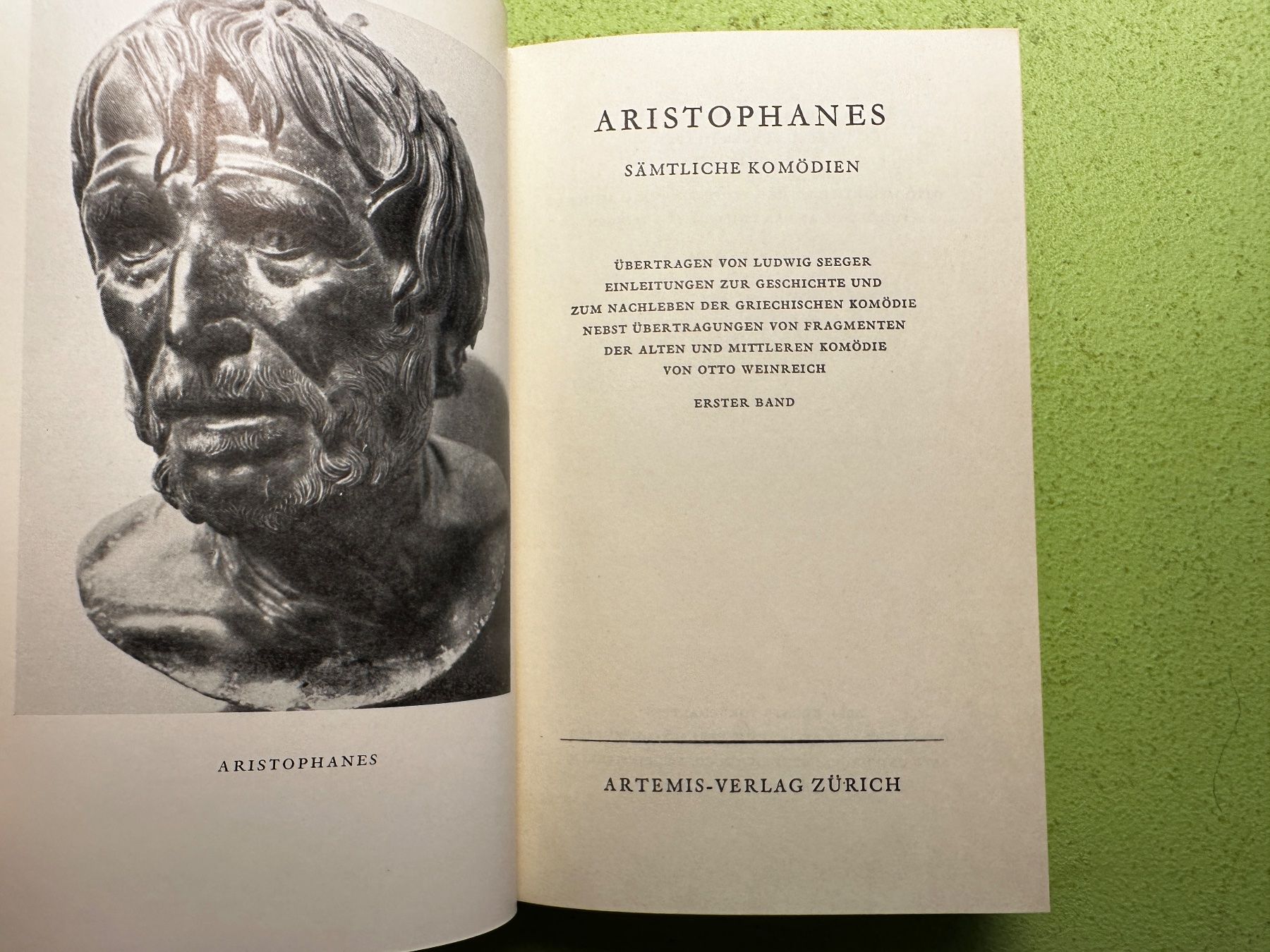 Libri: Aristophanes: Komödien I – Usato da Zürich venduto da allp 2