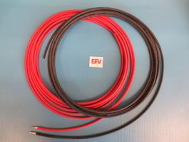 Meterware  Solarkabel SET 4mm2 Rot + Schwarz H1Z2Z2-K