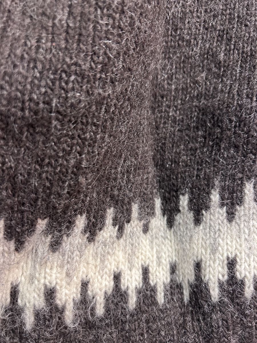 Pullover & Sweatshirts: Icelandic Wool Sweater Brown Patterned Unisex – Gebraucht aus Zürich von Secondhanddealer 3