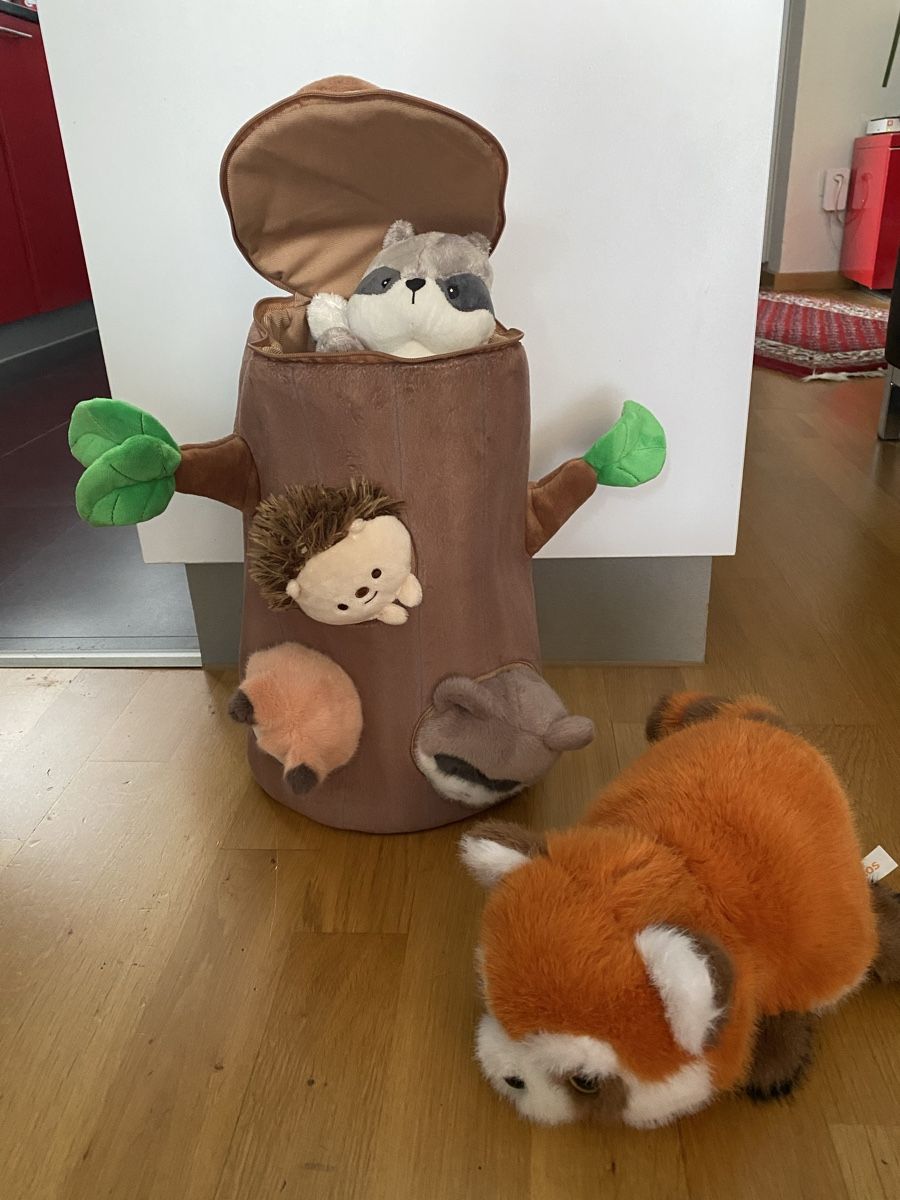 Migros Spielzeuge: Plüschtier Set Waldtiere mit Baumhöhle – Gebraucht aus Bern von Mondol 1