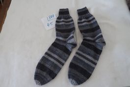 Handgestrickte Wollsocken Gr. 45  (344)
