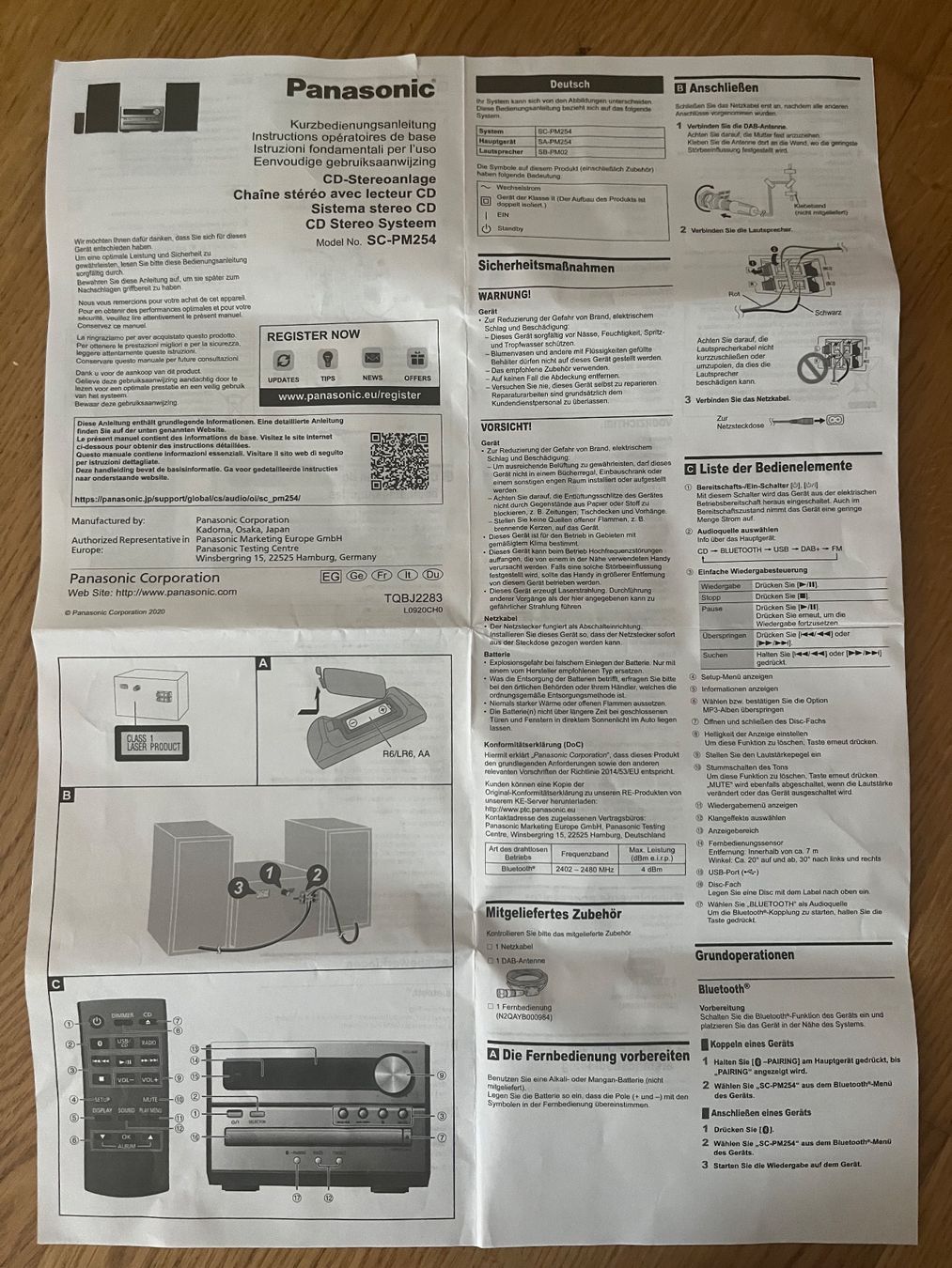 Panasonic Lettore multimediale & Streamer: Stereoanlage – Usato da Zürich venduto da ZoraG 5