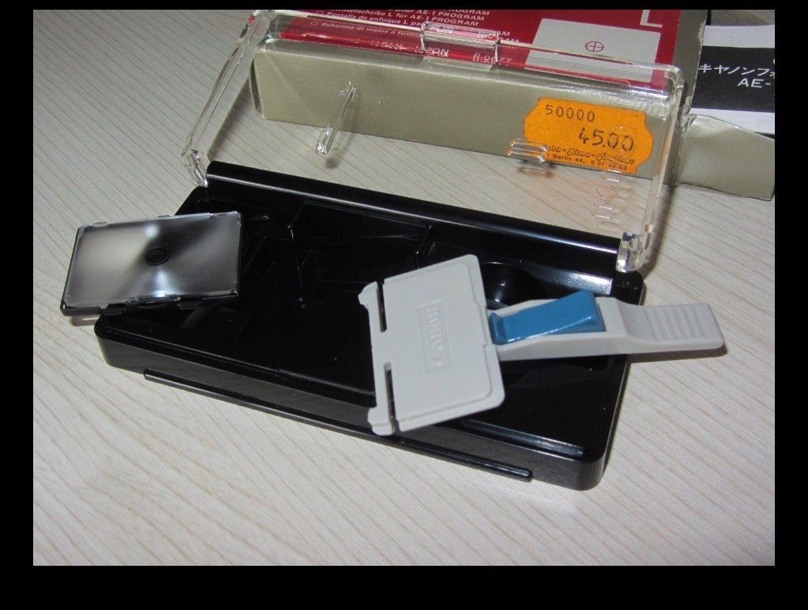 Canon Fotocamera: CANON Focusing Screen L für die AE-1 Program – Nuovo e nell'imballaggio originale da Boudry venduto da martin8mum 1