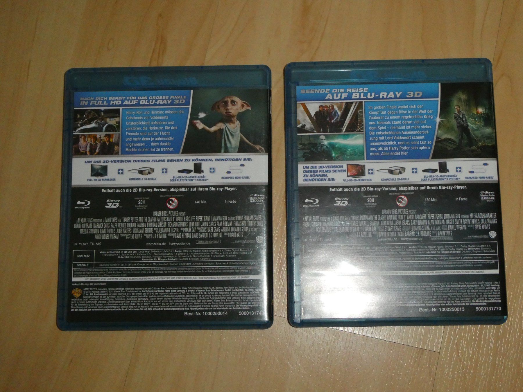 Alle DVDs: Harry Potter Blu-ray 3D – Gebraucht aus Mels von KOSL 1