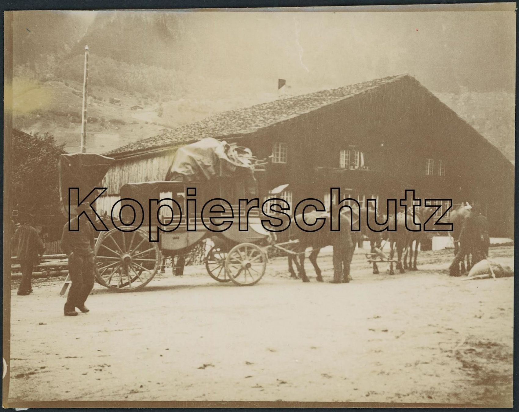 Cartoline postali: BE Guttannen - Grimsel Postkutsche – Usato da Schindellegi venduto da Jonathan77