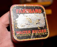 alte Farbbanddose WALTER SULZER seefeldstrasse 8008 Zürich