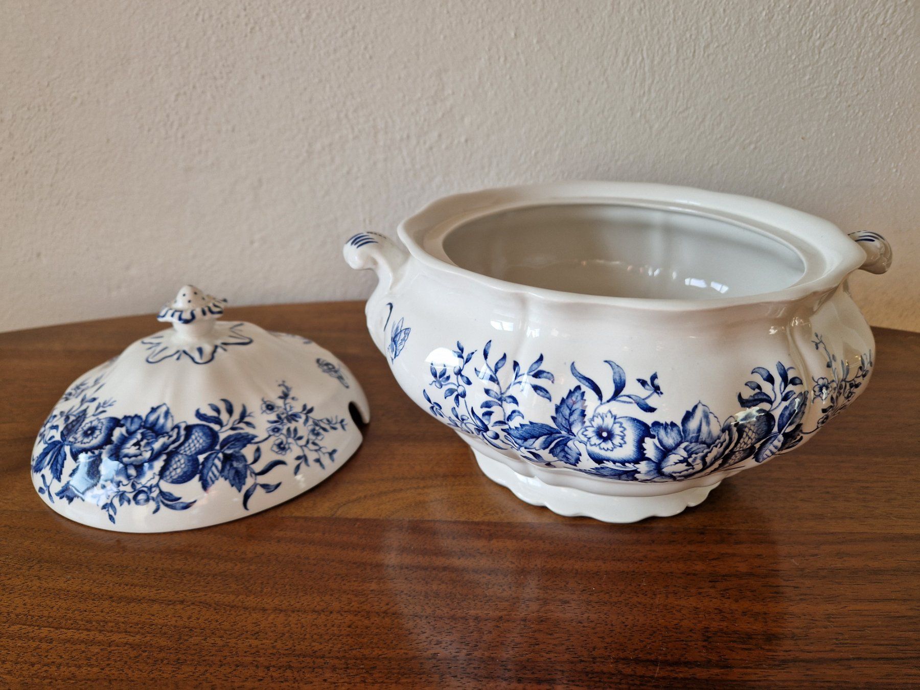 Schalen: Suppenschüssel mit Deckel,  Peony England – Neu (gemäss Beschreibung) aus Bern von Antikbatik 3
