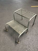 zwei Stufiges Metall Trittbrett  Wohnwagen Antik