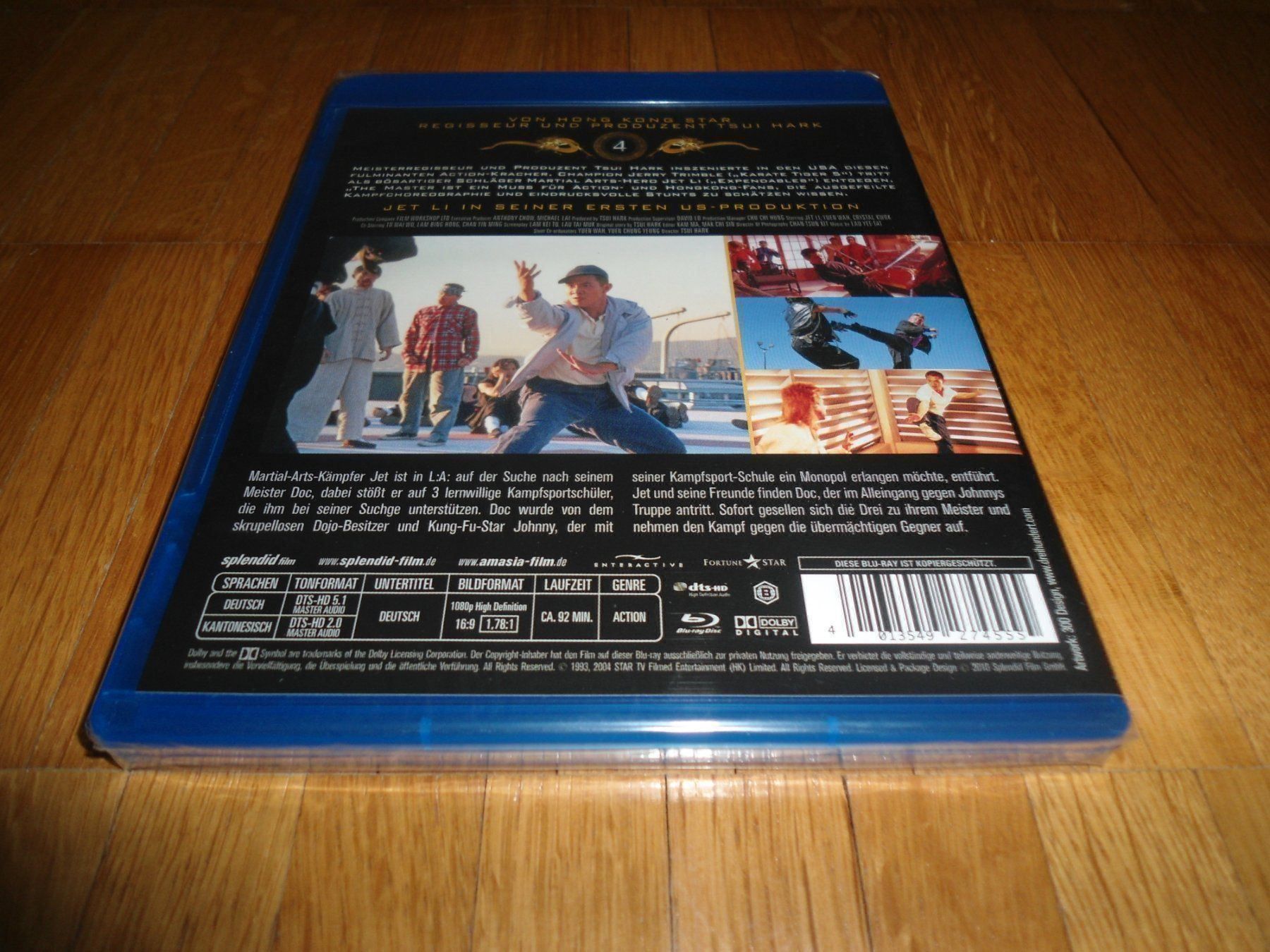 Alle DVDs: The Master - Jet Li - BLU-RAY - UNCUT – Neu und originalverpackt aus Basel von havsok 1