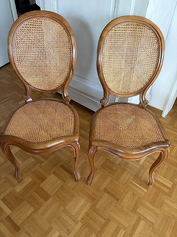Chaises: 4 Stühle mit Wiener Geflecht – D'occasion à Binningen par zoemaya 2