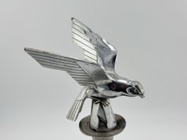 Antike Kühlerfigur Art Deco verchromt 20er 30er Jahre