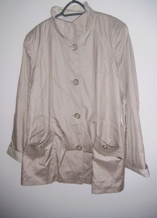 Leichte Jacke, Hellbeige, Gr. 48 * Baronia * Wie NEU